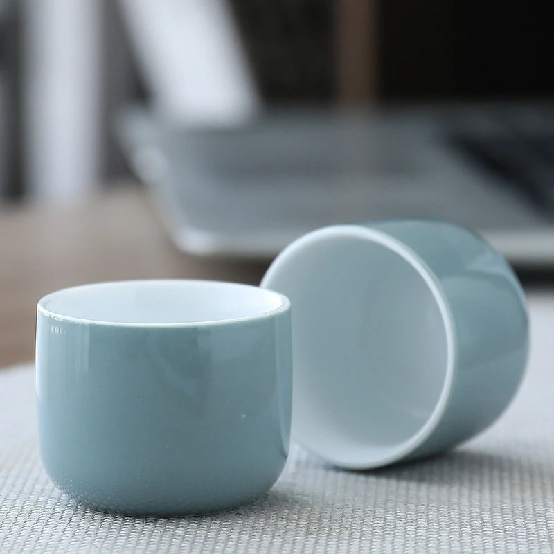 Japanese wabi sabi style sky blue Tea Set