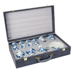 Chinese ceramic tea set with gift box