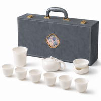 White Porcelain Gongfu Chinese Tea Set