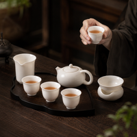 White Porcelain Gongfu Chinese Tea Set