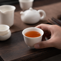White Porcelain Gongfu Chinese Tea Set