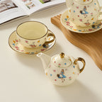 Alice-Inspired Ceramic Tea for One Tea Set