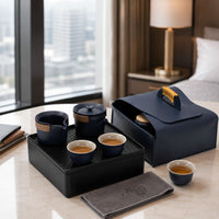 Blue Sand Ceramic Gongfu Chinese Tea Set