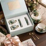 Floral Ceramic English Tea Set for Two