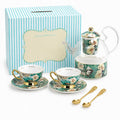 Floral Ceramic English Tea Set for Two