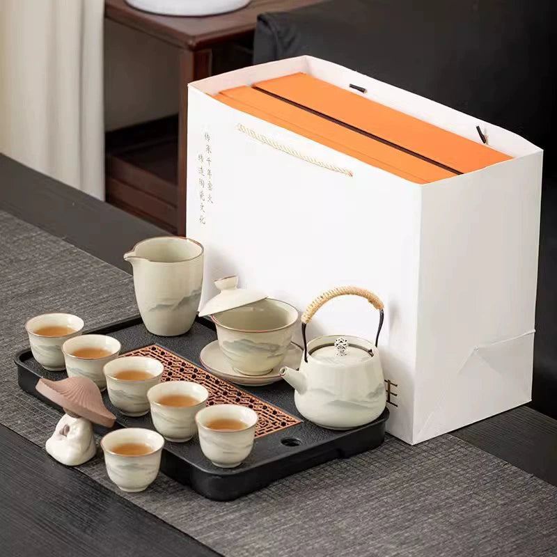 Ink Painting Kung Fu Tea Gift Box Set