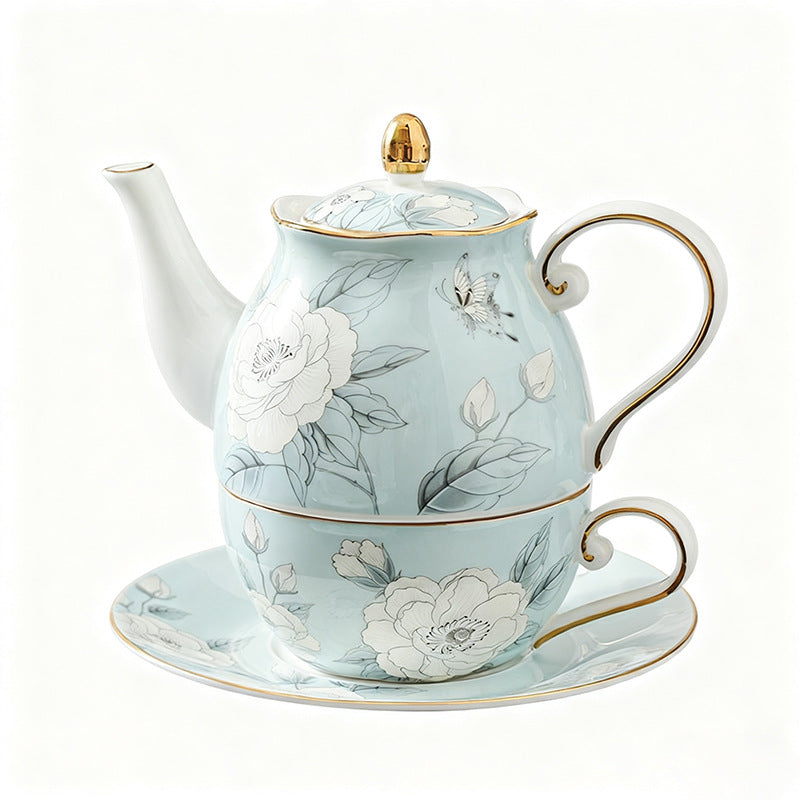 Spring Blossom English Tea Set for One